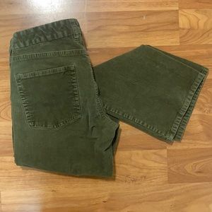 J. Crew Olive Green cords City Fit 31 Short